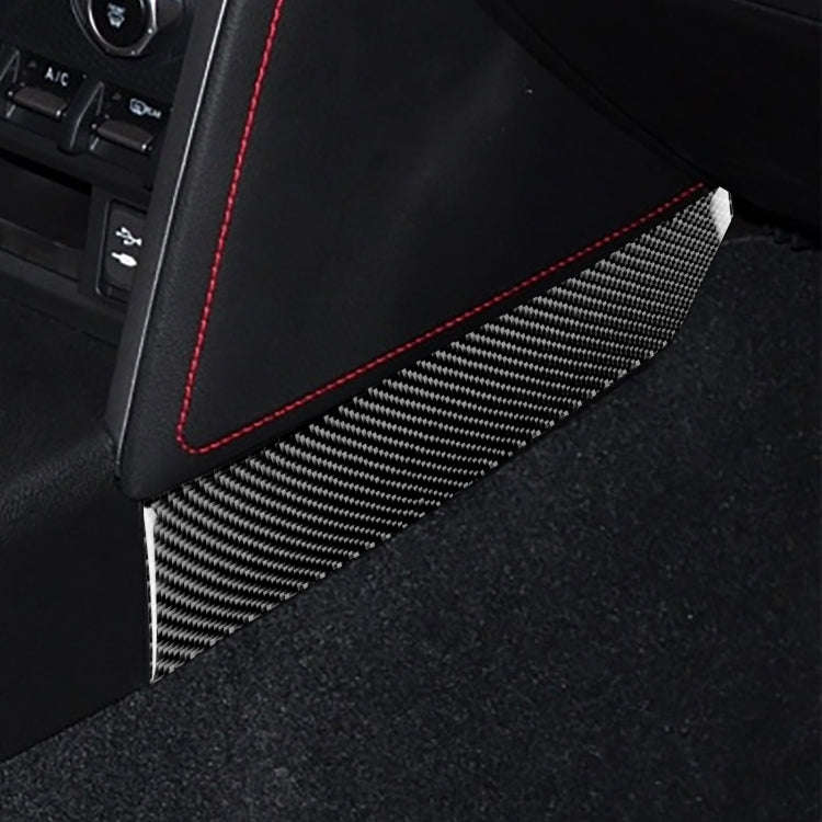 2 in 1 Car Carbon Fiber Both Sides of the Landing Platform Decorative Sticker for Subaru BRZ / To...