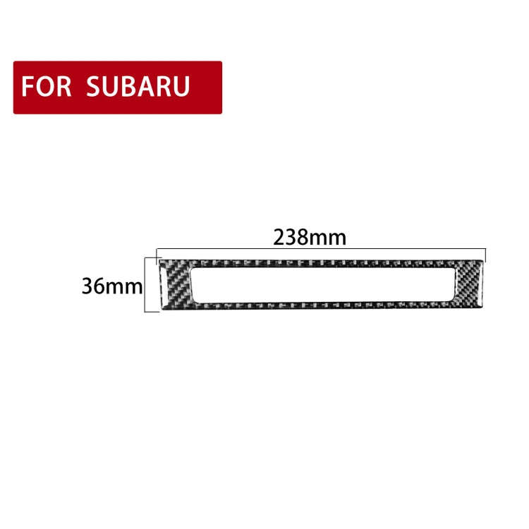 Car Carbon Fiber Emergency Light Frame Decorative Sticker for Subaru BRZ / Toyota 86 2017-2019, L...