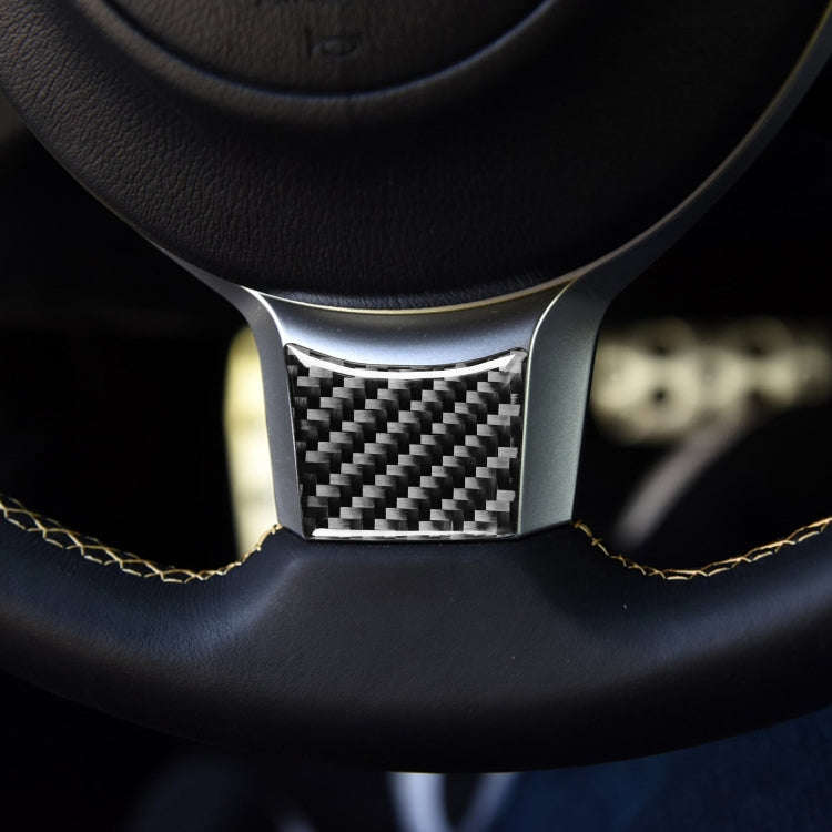 Car Carbon Fiber Steering Wheel Decorative Sticker for Subaru BRZ / Toyota 86 2017-2019, Left and...