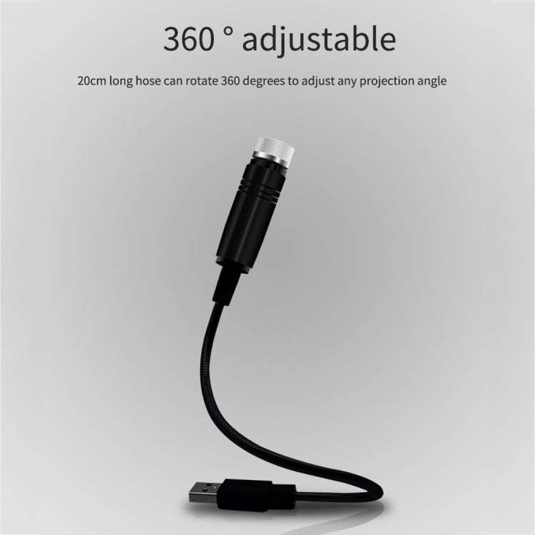 Car USB Star Dome Projector Hose Light, Constantly Bright Version(Purple Blue)