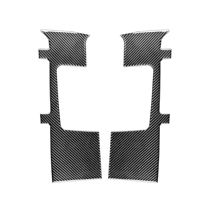 2 PCS / Set Carbon Fiber Car Seat Belt Panel Decorative Sticker for Toyota Tundra 2014-2018, Left...