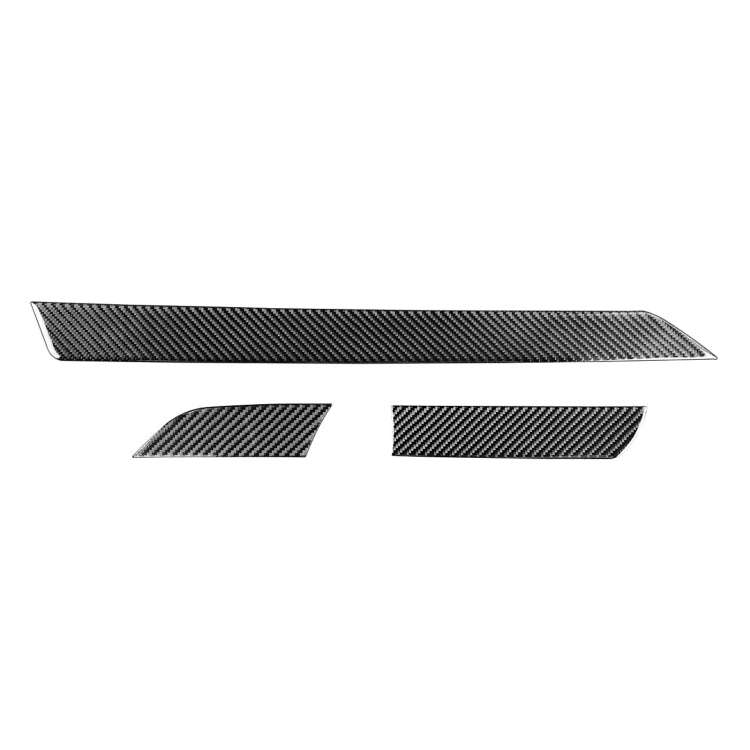 3 PCS / Set Carbon Fiber Car Center Console Decorative Sticker for Toyota Tundra 2014-2018, Right...