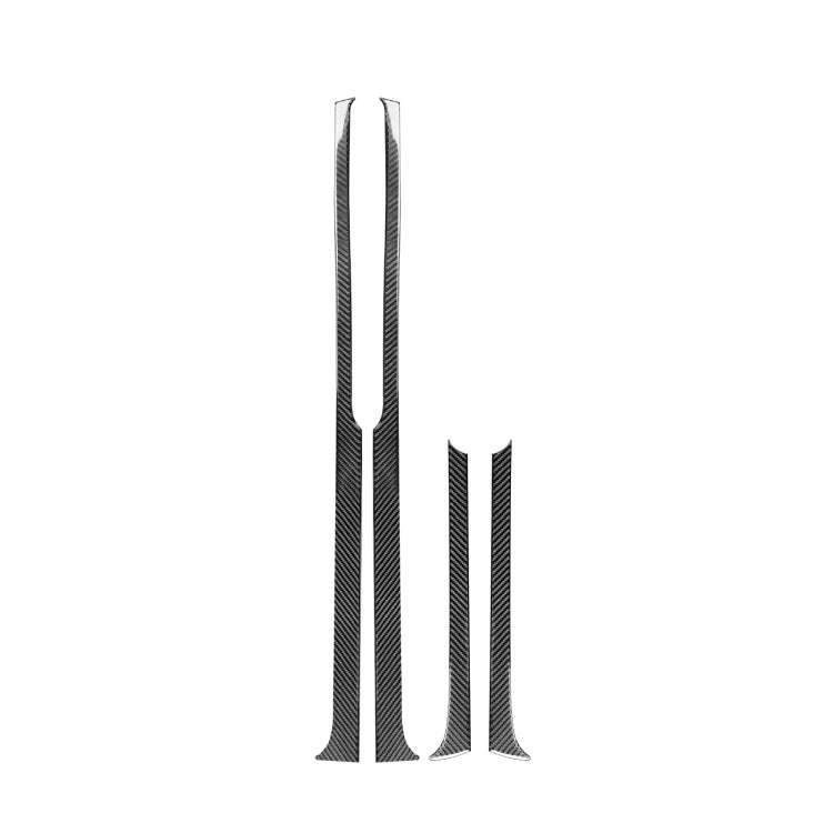 4 PCS / Set Carbon Fiber Car Door Panel Decorative Sticker for Toyota Tundra 2014-2018, Left Righ...