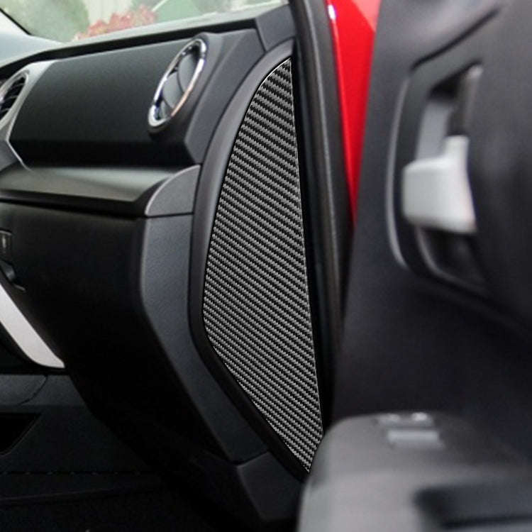2 PCS / Set Carbon Fiber Car Door Anti-collision Cushion Decorative Sticker for Toyota Tundra 201...