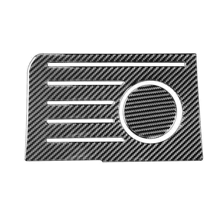 2 PCS / Set Carbon Fiber Car Central Control Storage Box Slot Mat Decorative Sticker for Toyota T...