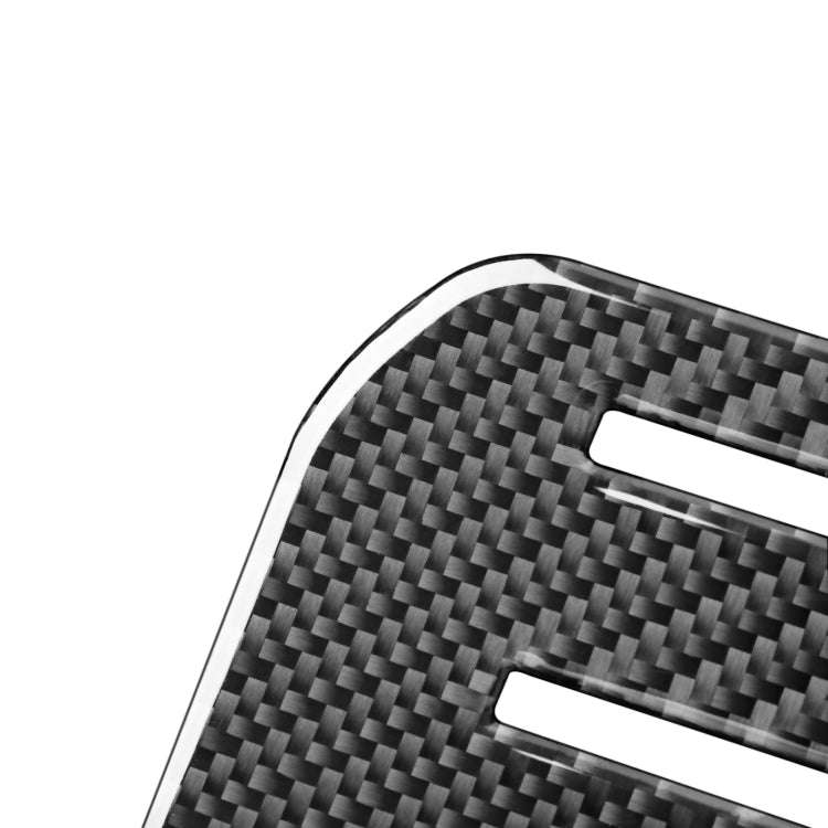 2 PCS / Set Carbon Fiber Car Central Control Storage Box Slot Mat Decorative Sticker for Toyota T...