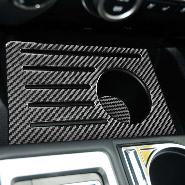 2 PCS / Set Carbon Fiber Car Central Control Storage Box Slot Mat Decorative Sticker for Toyota T...