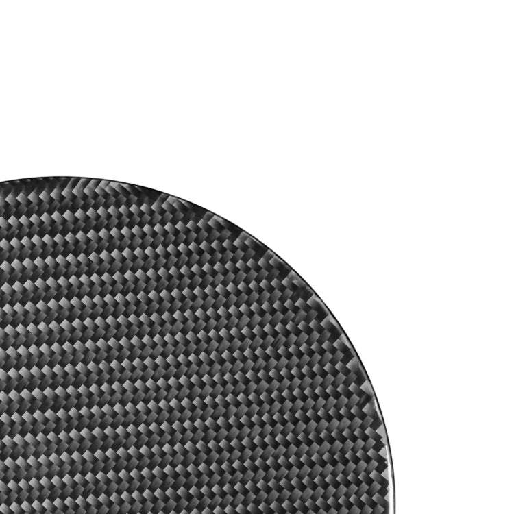 Carbon Fiber Car Fuel Tank Cover Decorative Sticker for Toyota Tundra 2014-2018, Left Right Drivi...