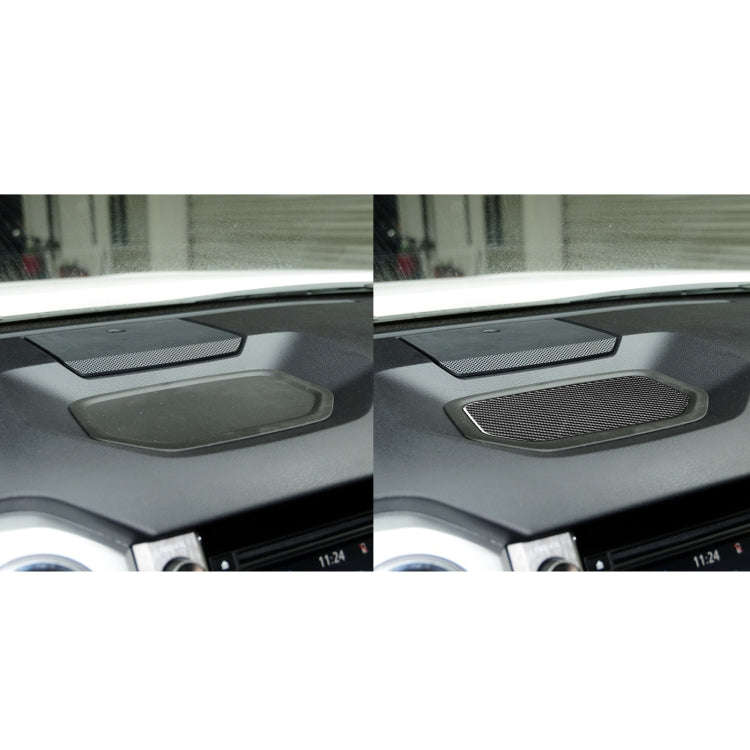 Carbon Fiber Car Dashboard Storage Box Mat Decorative Sticker for Toyota Tundra 2014-2018, Left R...