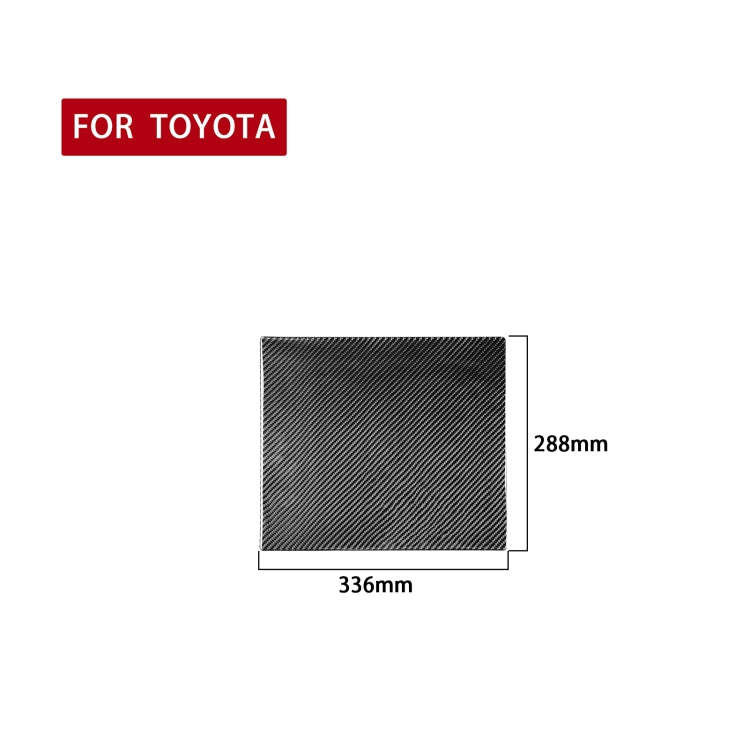 Carbon Fiber Car Rear Exhaust Air Outlet Anti-kick Panel Decorative Sticker for Toyota Tundra 201...