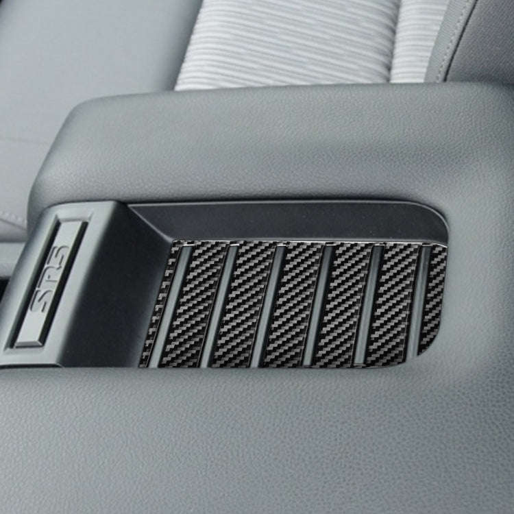 Carbon Fiber Car Armrest Box Slot Pad Decorative Sticker for Toyota Tundra 2014-2018, Left Right ...