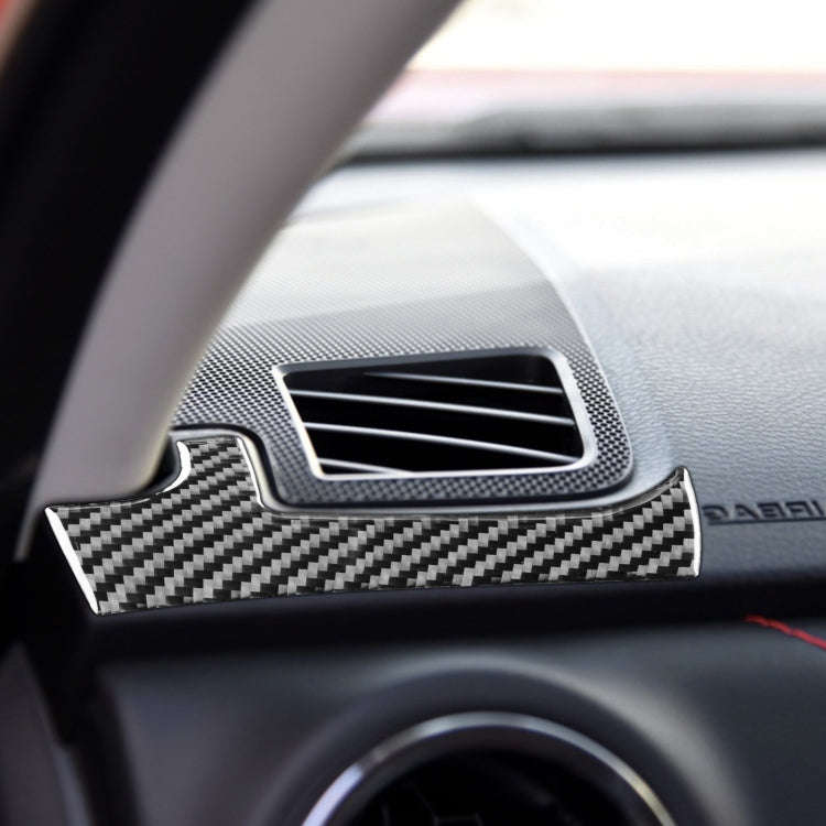 2 PCS / Set Carbon Fiber Car Dashboard Air Outlet Decorative Sticker for Toyota Tundra 2014-2018,...