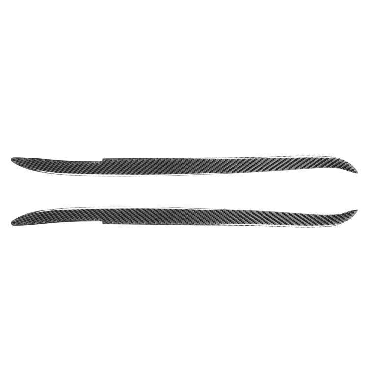 2 PCS / Set Carbon Fiber Car Lamp Eyebrow Decorative Sticker for BMW E39 1997-2003, Drop Glue Ver...