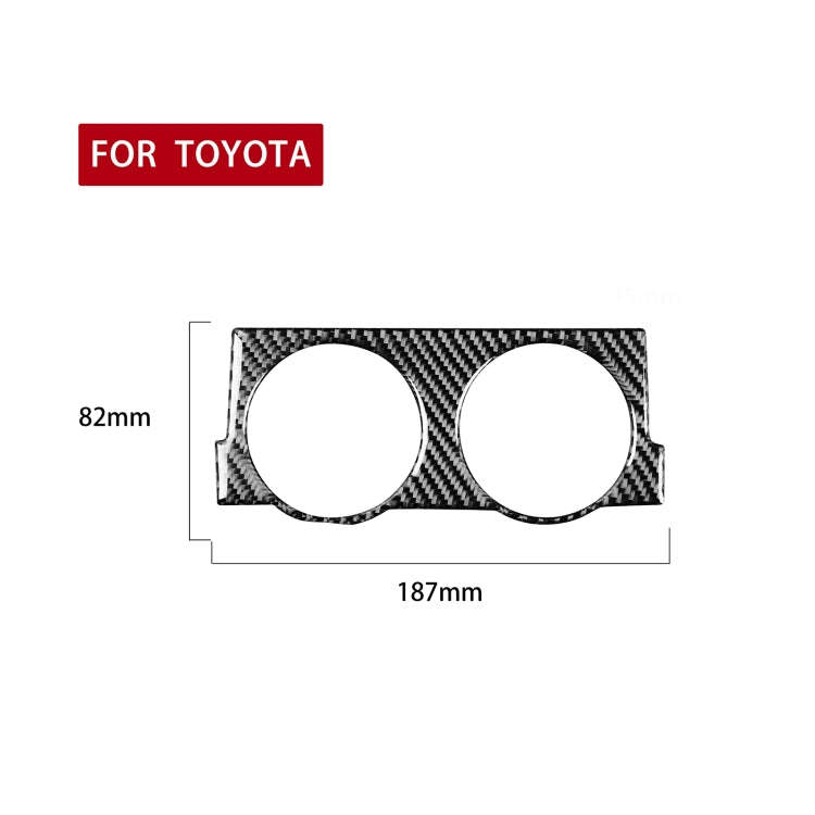 Carbon Fiber Car Four-wheel Drive Switch Panel Decorative Sticker for Toyota 4Runner 2010-2020
