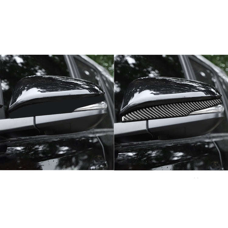 2 PCS / Set Carbon Fiber Car Rearview Mirror Decorative Sticker for Toyota 4Runner 2010-2020