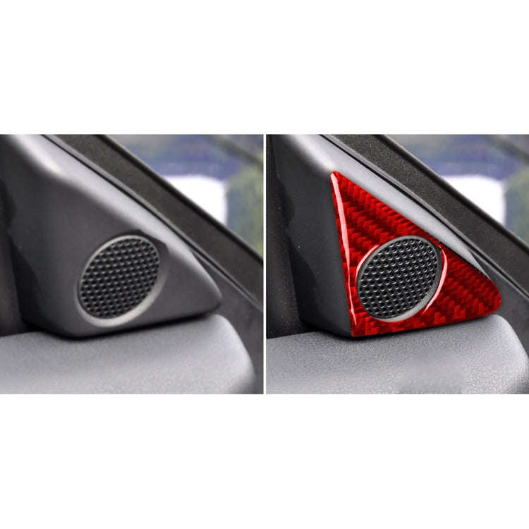 Carbon Fiber Car Door Horn Decorative Sticker for Nissan GTR R35 2008-2016, Left and Right Drivin...