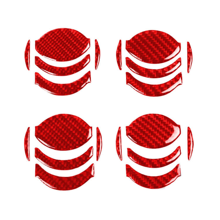 20 PCS / Set Carbon Fiber Car Central Air Outlet Decorative Sticker for Nissan GTR R35 2008-2016,...