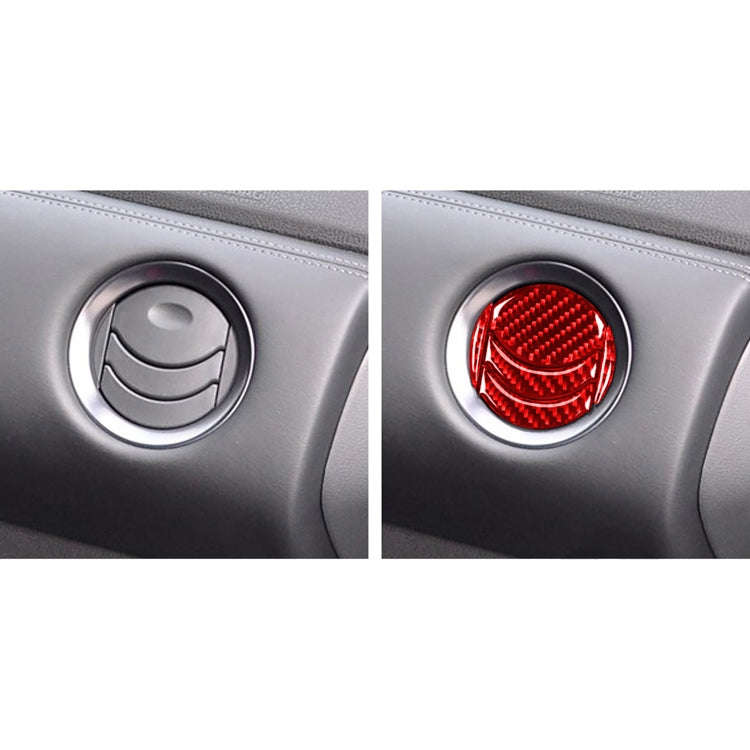 20 PCS / Set Carbon Fiber Car Central Air Outlet Decorative Sticker for Nissan GTR R35 2008-2016,...