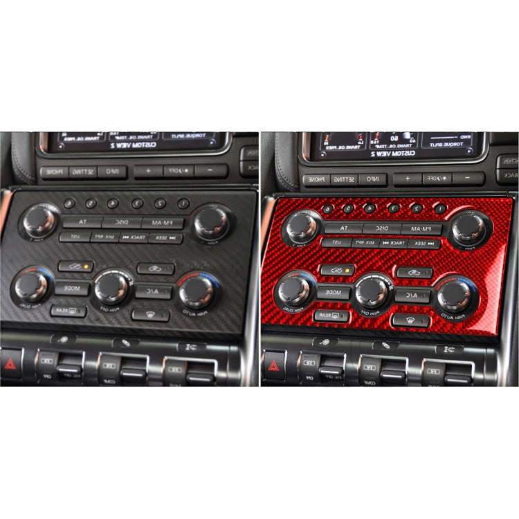Carbon Fiber Car Instrument Control Panel Decorative Sticker for Nissan GTR R35 2008-2016, Right ...