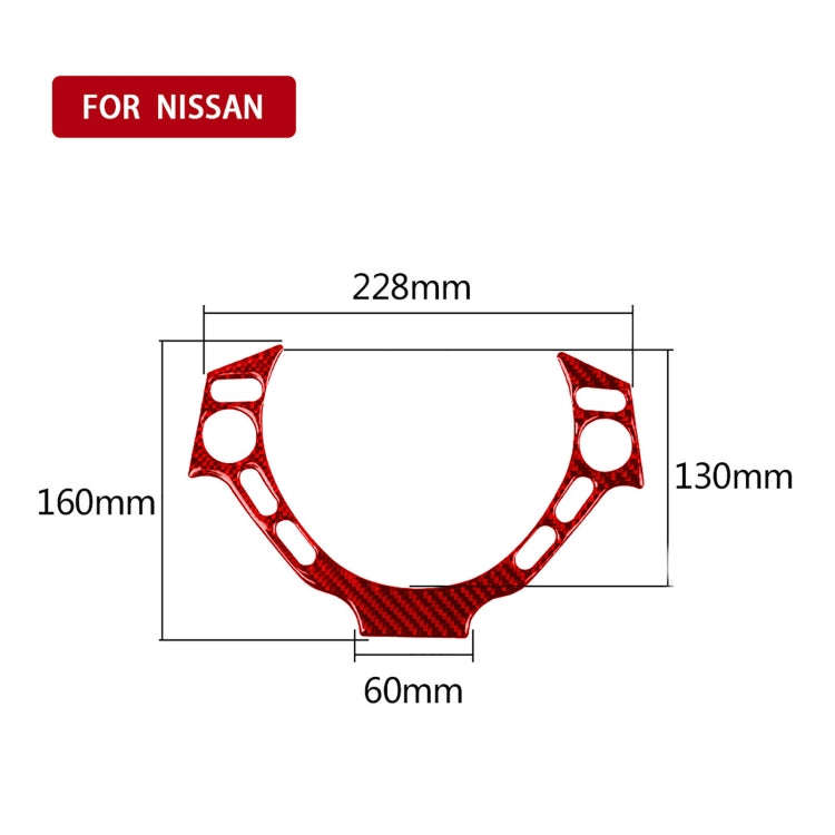 Carbon Fiber Car Steering Wheel Buttons Decorative Sticker for Nissan GTR R35 2008-2016, Left and...