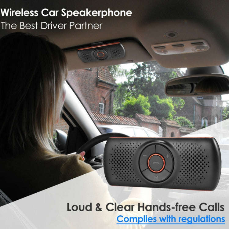 T826 Car Bluetooth Wireless MP3 Player FM Player for Sun Visor