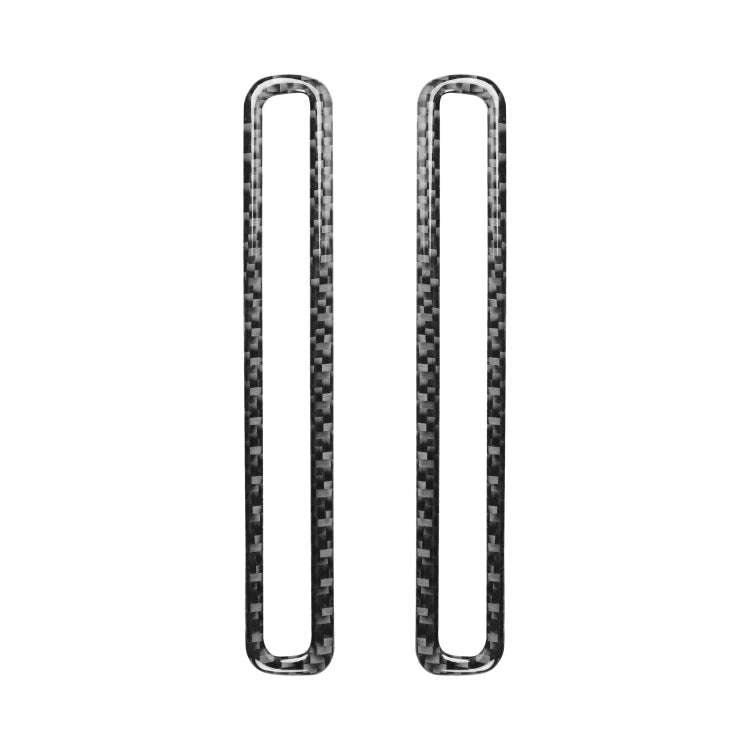 Carbon Fiber Car Door Air Outlet Decorative Sticker for Dodge Challenger 2015 to Now, Left Driving