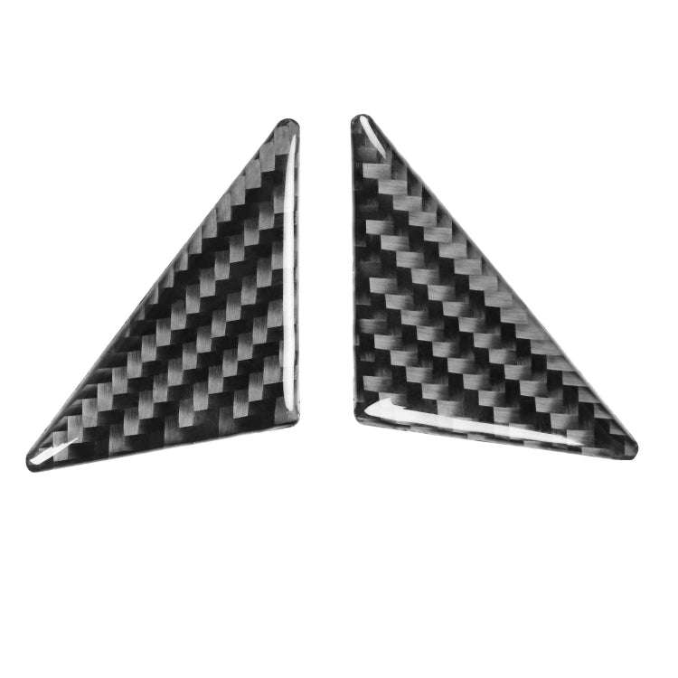 Carbon Fiber Car Left Right Side Window Posts Decorative Sticker for Dodge Challenger 2015 to Now...