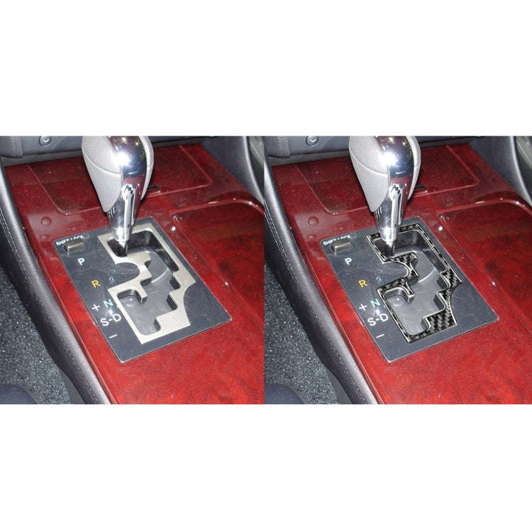 Carbon Fiber Car Gear Panel Inner Frame A Version Decorative Sticker for Lexus GS 2006-2011,Left ...