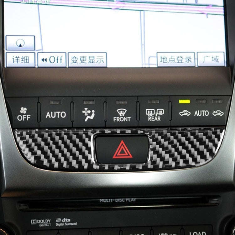 Carbon Fiber Car Double Flash Panel Decorative Sticker for Lexus GS 2006-2011,Left and Right Driv...