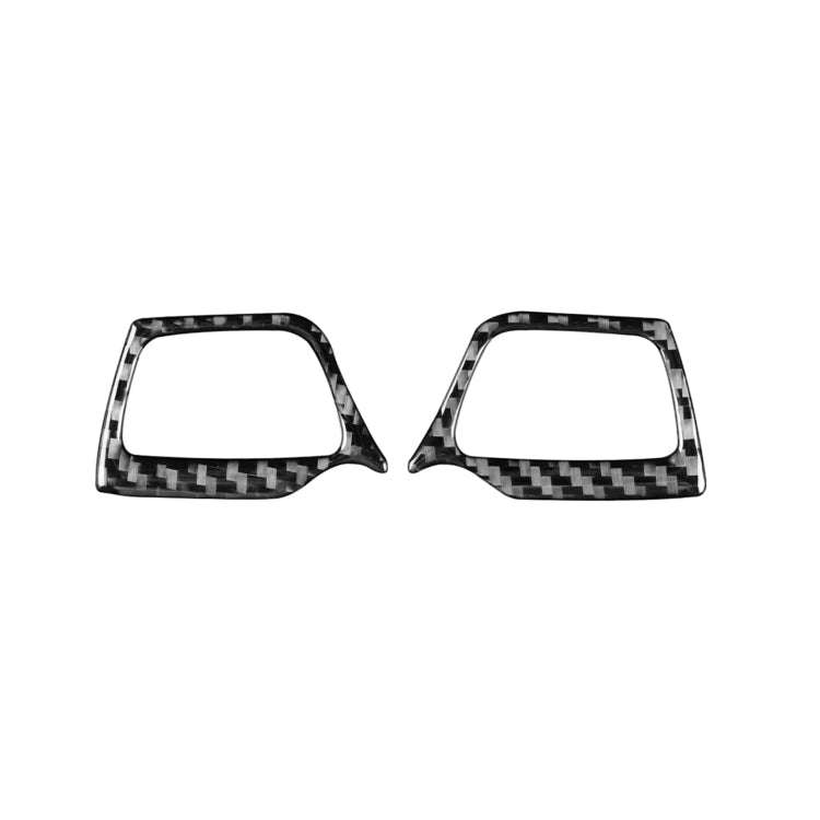2 PCS / Set Carbon Fiber Car Steering Wheel Button A Version Decorative Sticker for Lexus GS 2006...