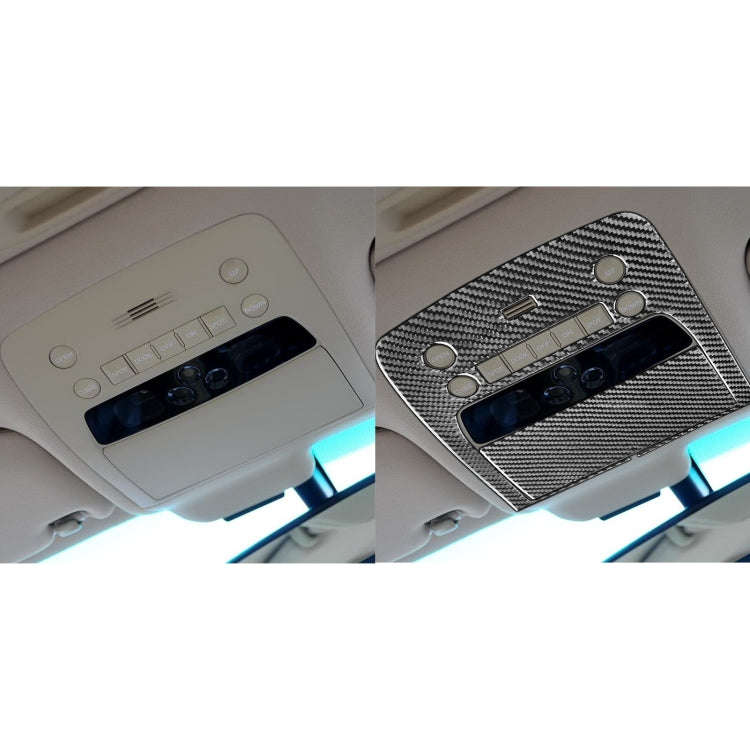 2 PCS / Set Carbon Fiber Car Reading Light Panel A Version Decorative Sticker for Lexus GS 2006-2...