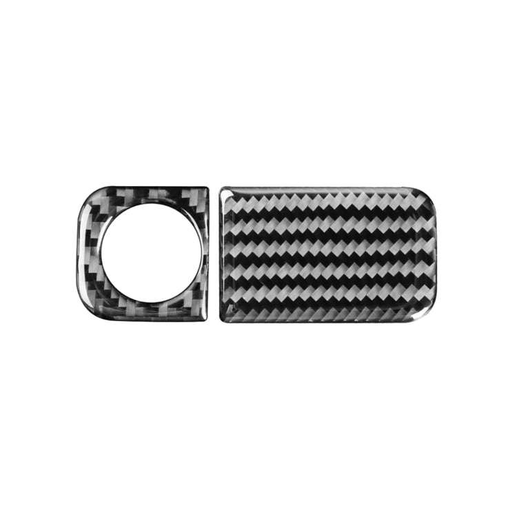 2 PCS / Set Carbon Fiber Car Glove Box Opening Frame Decorative Sticker for Honda CRV 2007-2011,L...