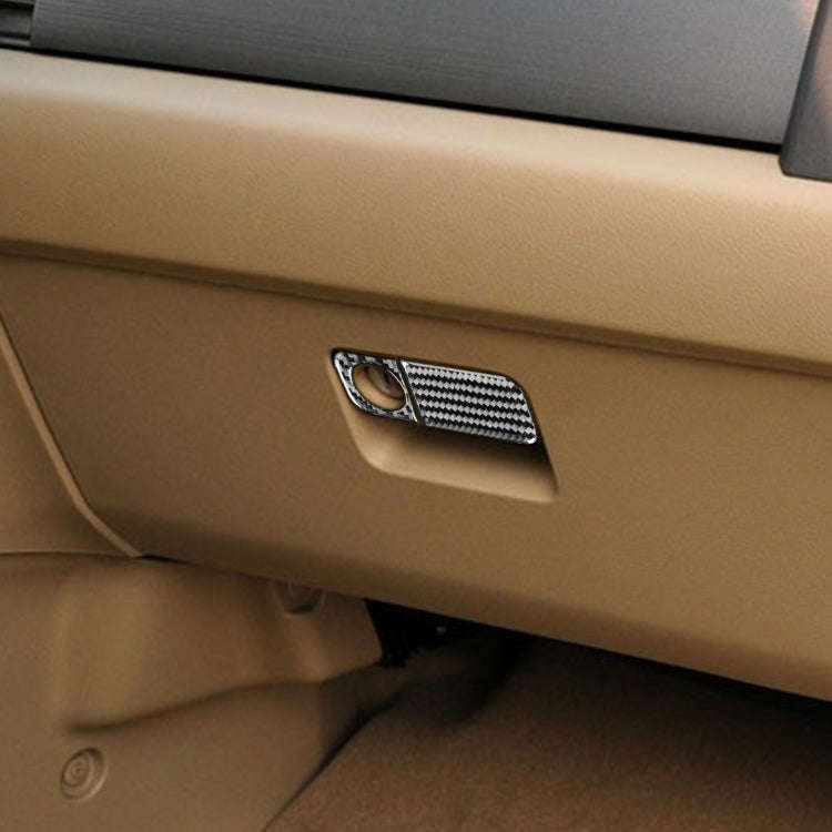 2 PCS / Set Carbon Fiber Car Glove Box Opening Frame Decorative Sticker for Honda CRV 2007-2011,L...