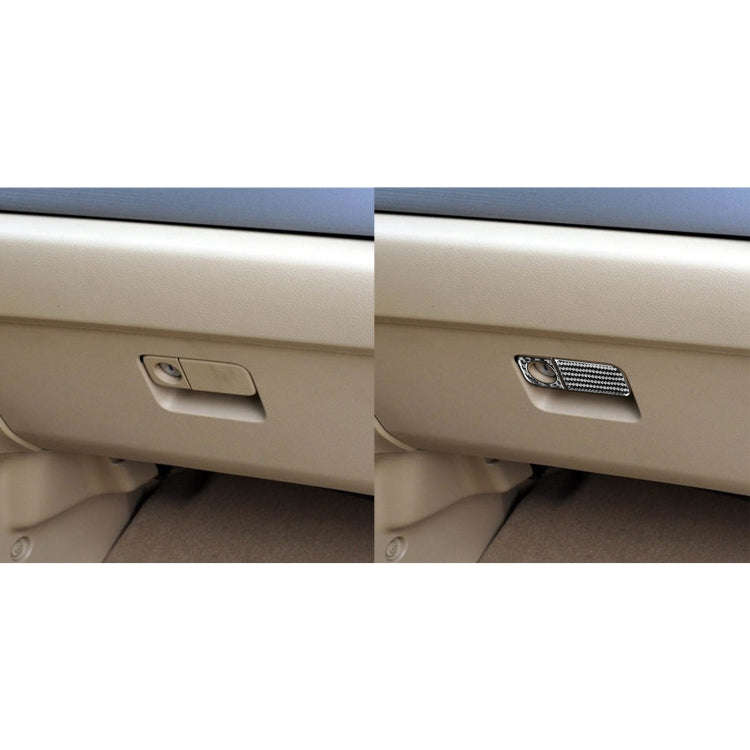 2 PCS / Set Carbon Fiber Car Glove Box Opening Frame Decorative Sticker for Honda CRV 2007-2011,L...