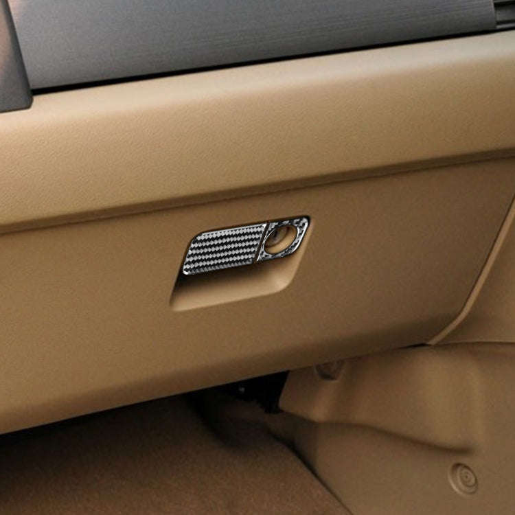 2 PCS / Set Carbon Fiber Car Glove Box Opening Frame Decorative Sticker for Honda CRV 2007-2011,R...