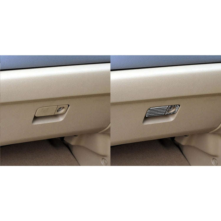2 PCS / Set Carbon Fiber Car Glove Box Opening Frame Decorative Sticker for Honda CRV 2007-2011,R...