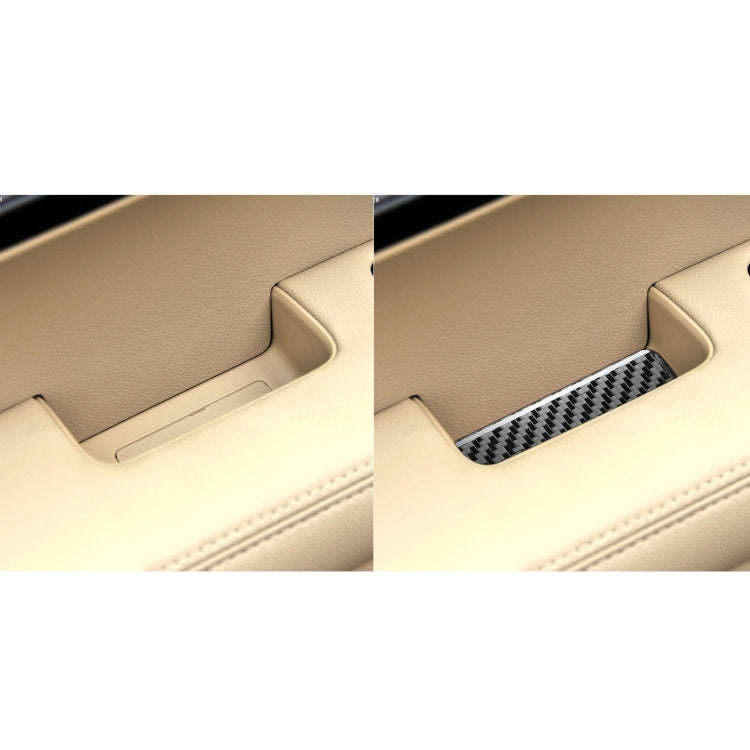 4 PCS / Set Carbon Fiber Car Inner Armrest Gasket Decorative Sticker for Honda CRV 2007-2011,Left...