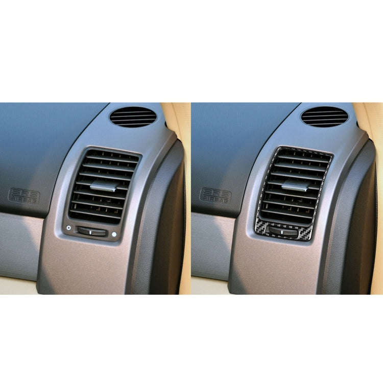 2 PCS / Set Carbon Fiber Car Side Air Outlet Frame Decorative Sticker for Honda CRV 2007-2011,Lef...
