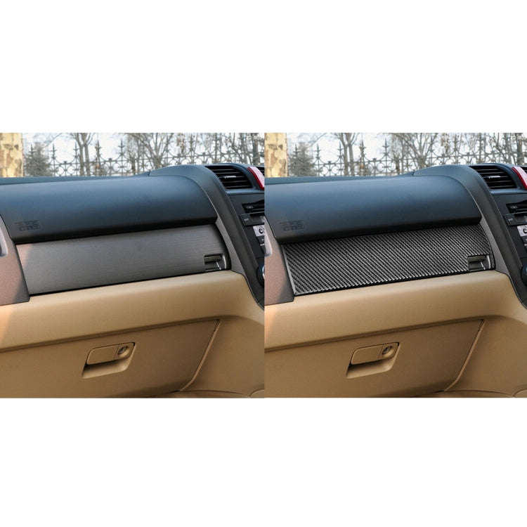 Carbon Fiber Car Co-pilot Glove Box Panel Decorative Sticker for Honda CRV 2007-2011,Right Drive