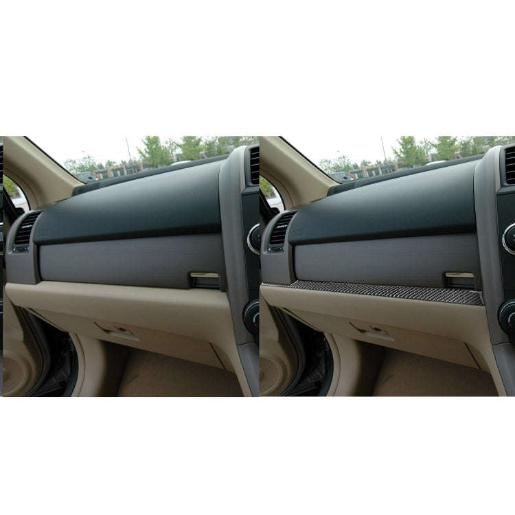 Carbon Fiber Car Co-pilot Center Control Trim Decorative Sticker for Honda CRV 2007-2011,Right Drive
