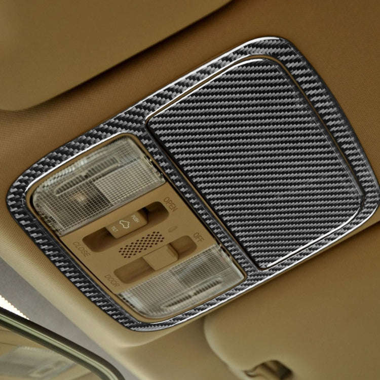 2 PCS / Set Carbon Fiber Car Front Reading Light Panel Decorative Sticker for Honda CRV 2007-2011...