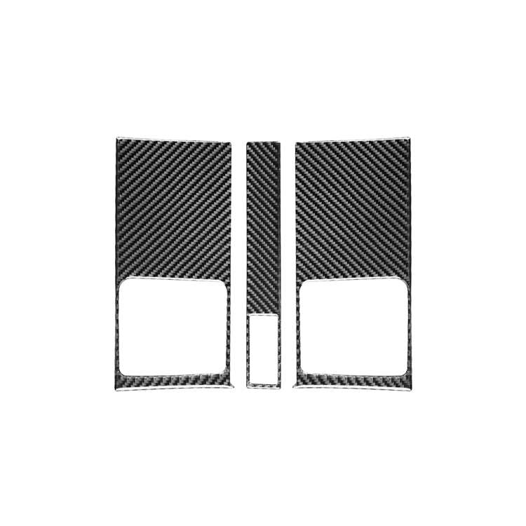 3 PCS / Set Carbon Fiber Car Central Control Air Outlet Panel Decorative Sticker for Honda CRV 20...