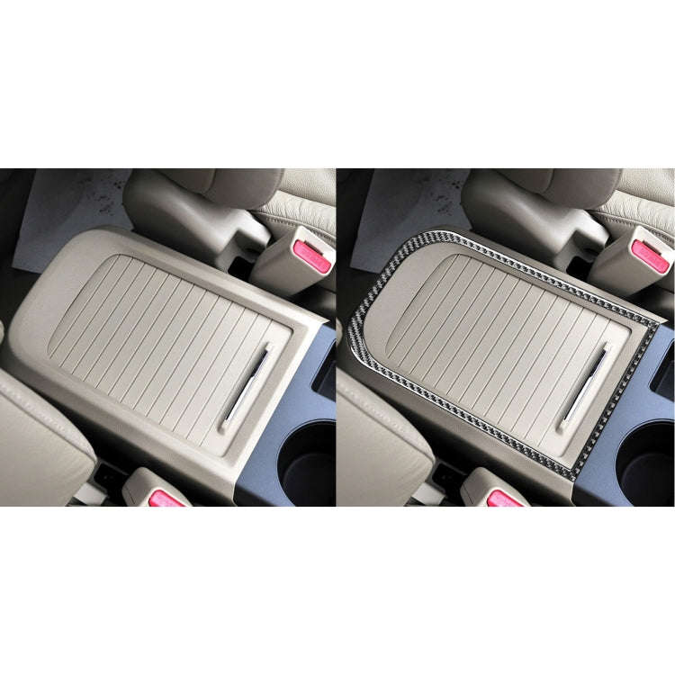 Carbon Fiber Car Handheld Box Panel Frame Decorative Sticker for Honda CRV 2007-2011,Left and Rig...