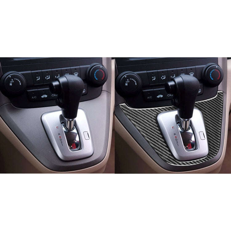 Carbon Fiber Car Gear Panel Frame Decorative Sticker for Honda CRV 2007-2011,Left and Right Drive...