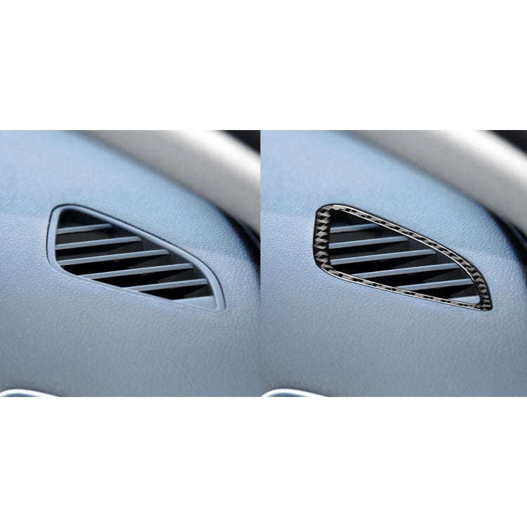 2 PCS / Set Carbon Fiber Car Instrument Air Outlet Decorative Sticker for Audi Q3 2013-2018,Left ...