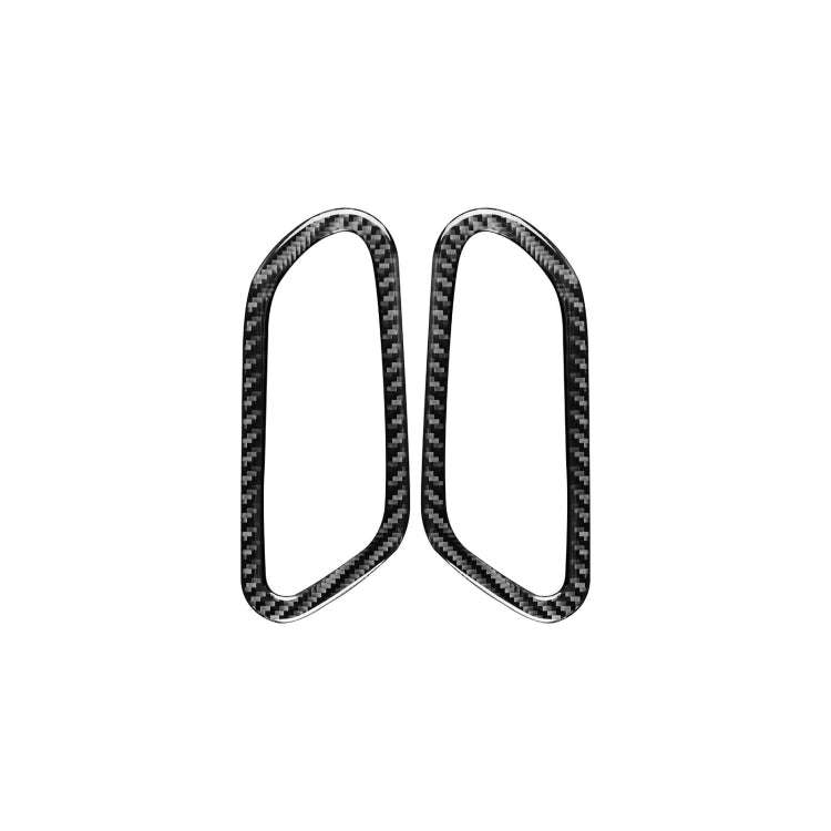 2 PCS / Set Carbon Fiber Car Inner Door Handle Decorative Sticker for Volkswagen Scirocco 2009-20...