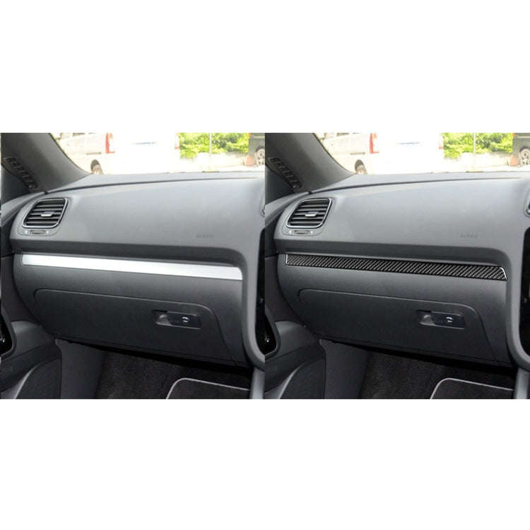3 PCS / Set Carbon Fiber Car Dashboard Strip Decorative Sticker for Volkswagen Scirocco 2009-2016...