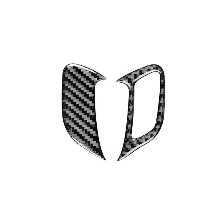 2 PCS / Set Carbon Fiber Car Door Lock Frame Decorative Sticker for Volkswagen Scirocco 2009-2016...