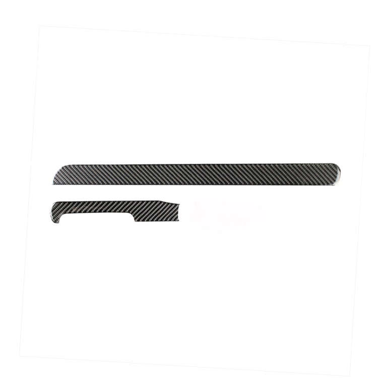 Carbon Fiber Car Central Control Strip Decorative Sticker for Volkswagen Golf 6 2008-2012, Left D...