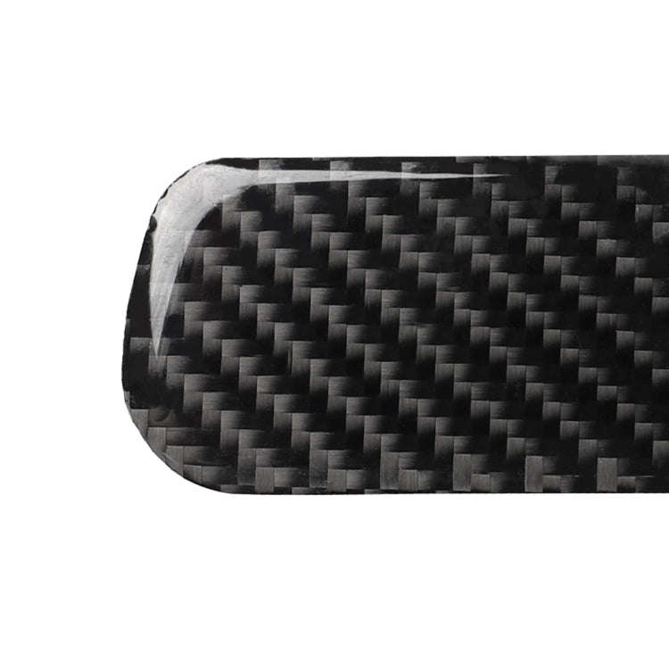 Carbon Fiber Car Central Control Strip Decorative Sticker for Volkswagen Golf 6 2008-2012, Left D...